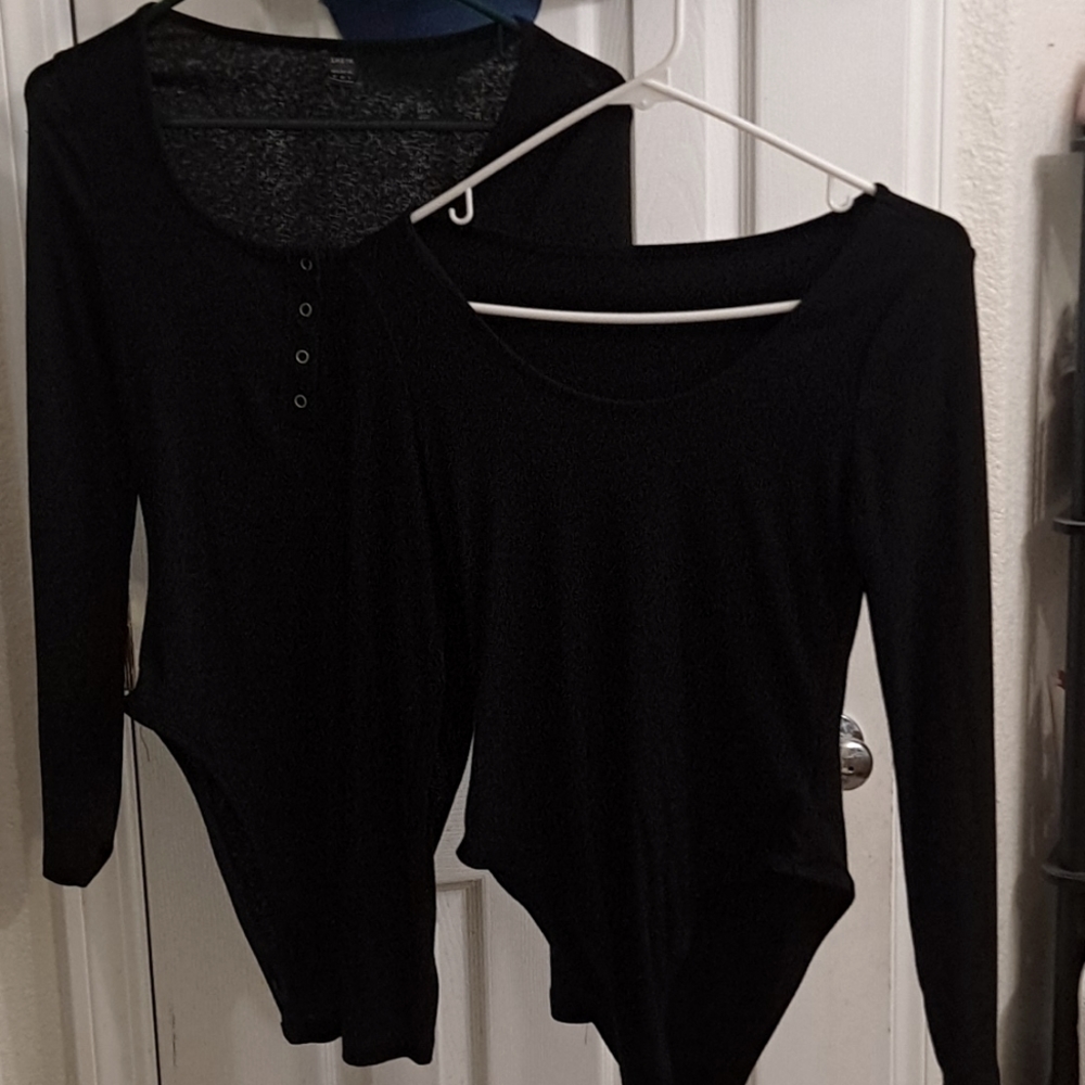 Two Black bodysuit